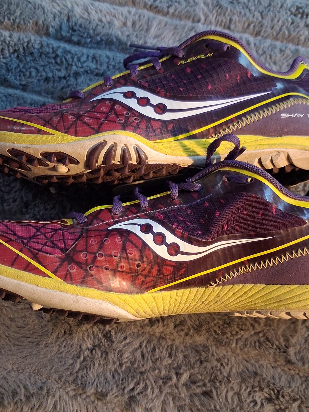Saucony Shay XC3 Purple Track Shoes Size 9.5 Women’s - NO SPIKES-